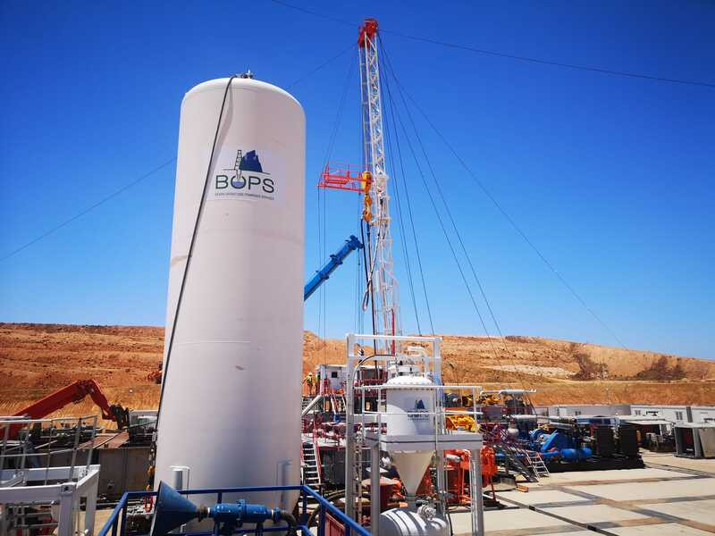 Cimentation de caves de stockage de gaz avec Geostosk pour SOMAS au Maroc.